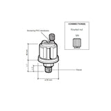 Pressure sensor 0-10 bar